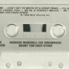 Barbara Mandrell/Lee Greenwood Meant For Each Other [Audio Cassette] Barbara Mandrell and Lee Greenwood - Image 3