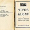 Titus Alone, Volume III of The Gormenghast Trilogy [Paperback] Peake, Mervyn - Image 3
