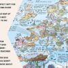 World Dive Wall Map - Illustrated World Scuba Diving Poster [Map] Awesome Maps - Image 2