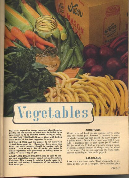 Kerr Home Canning Book [Paperback] Kerr, Ruth