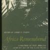 Africa Remembered: Narratives by West Africans from the Era of the Slave Trade Curtin, Philip D.