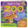 Zoo: Peek-a-Flap Board Book [Board book] Jaye Garnett; Cottage Door Press and Kasia Nowowiejska