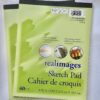 Real Images Medium Weight 40 Sheet 9X12 Sketch Pad, Set of 2