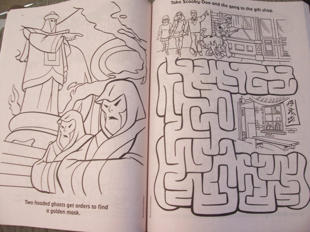 Scooby-doo! Jumbo Coloring & Activity Book with Stickers ~ 150 Pages ...